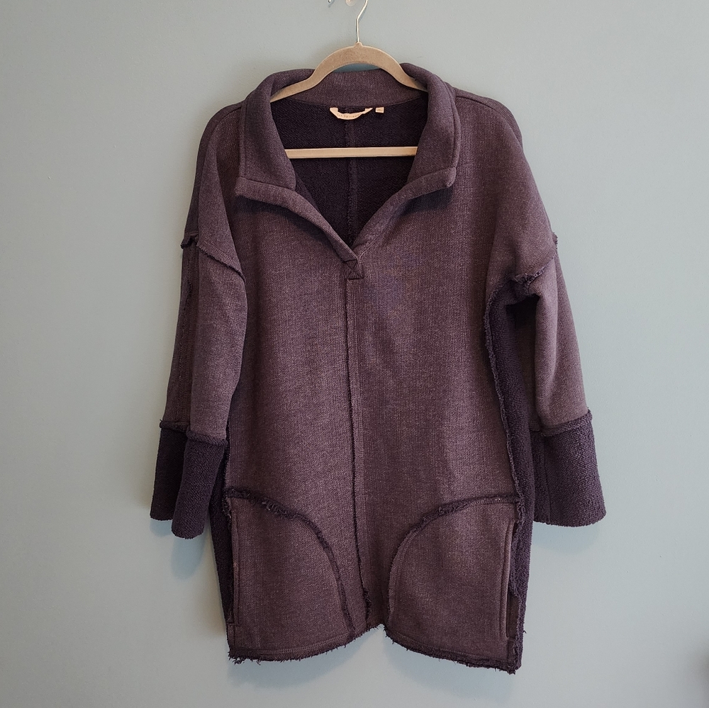 Soft Surroundings Terry Tunic in Navy Size M